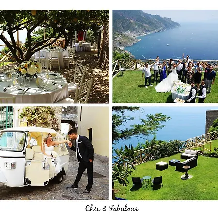 Sea View In With Lemon Pergola, Gardens And Jacuzzi - Ideal For Elopements Ravello