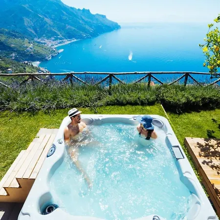 Villa Sea View In With Lemon Pergola, Gardens And Jacuzzi - Ideal For Elopements